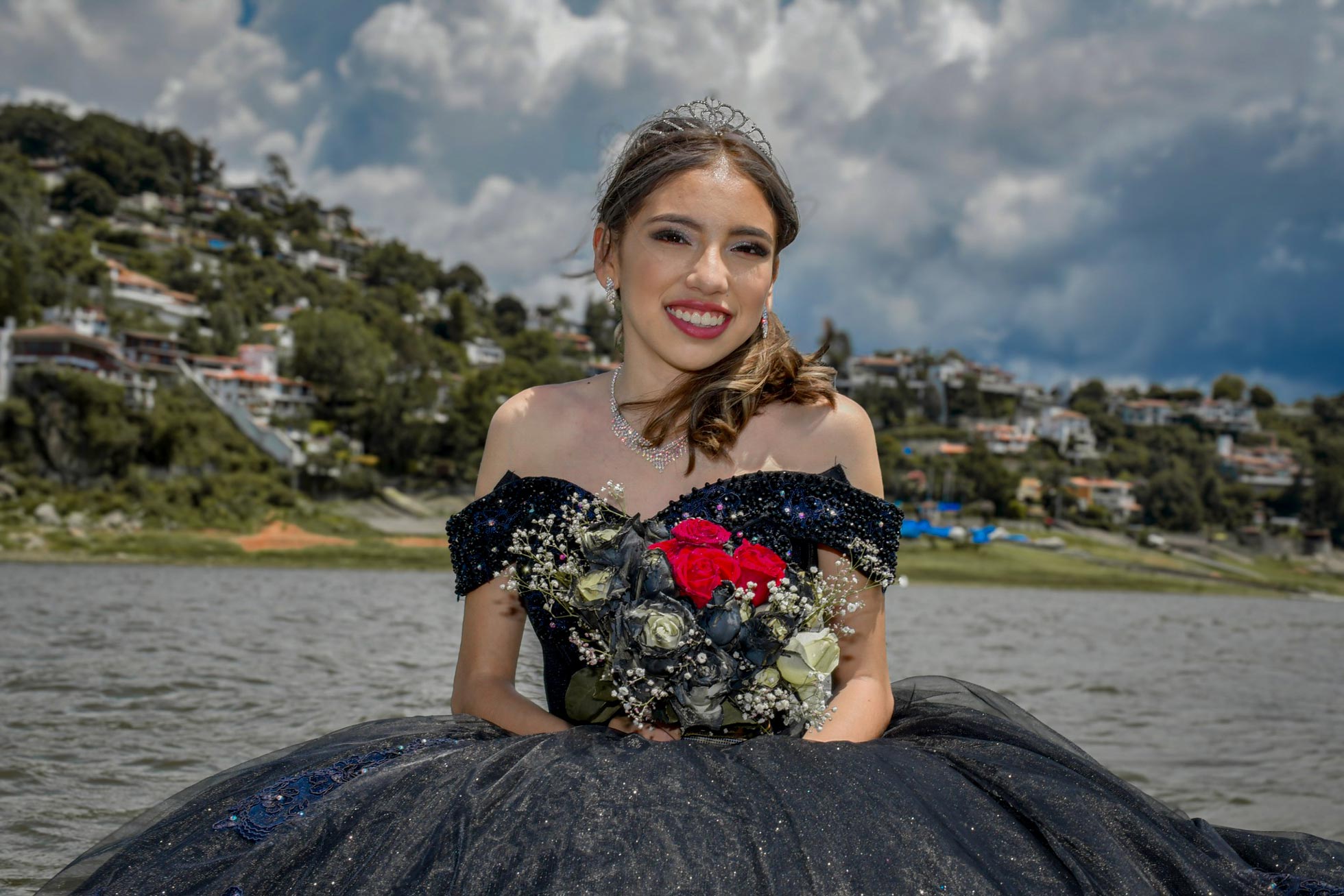 Fotografía de quinceañera